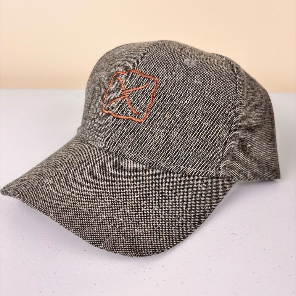 NEW Twisted X Baseball Cap Hat Strapback Tweed‎ Western Copper Logo
